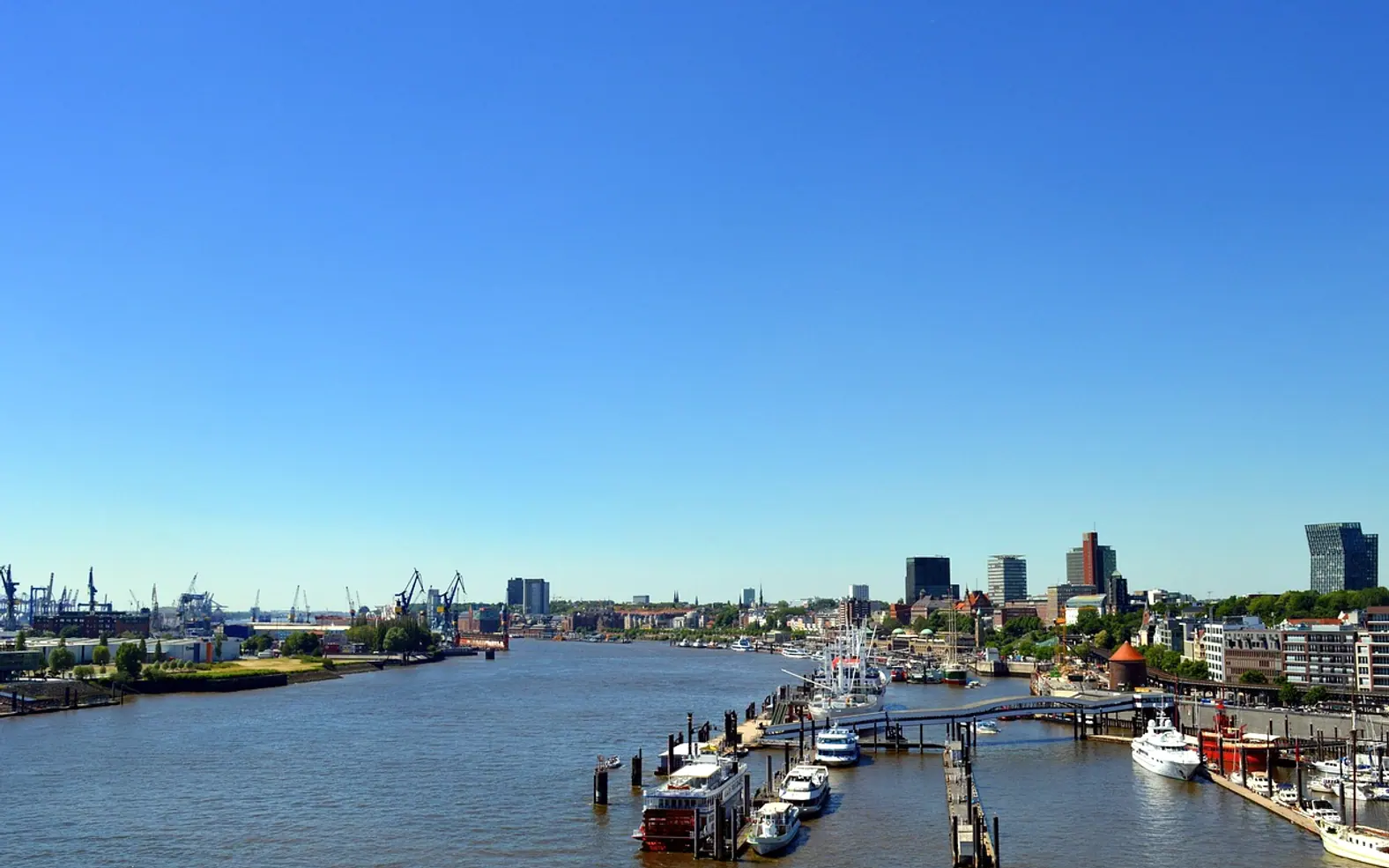 Hamburg, port and hamburg harbor