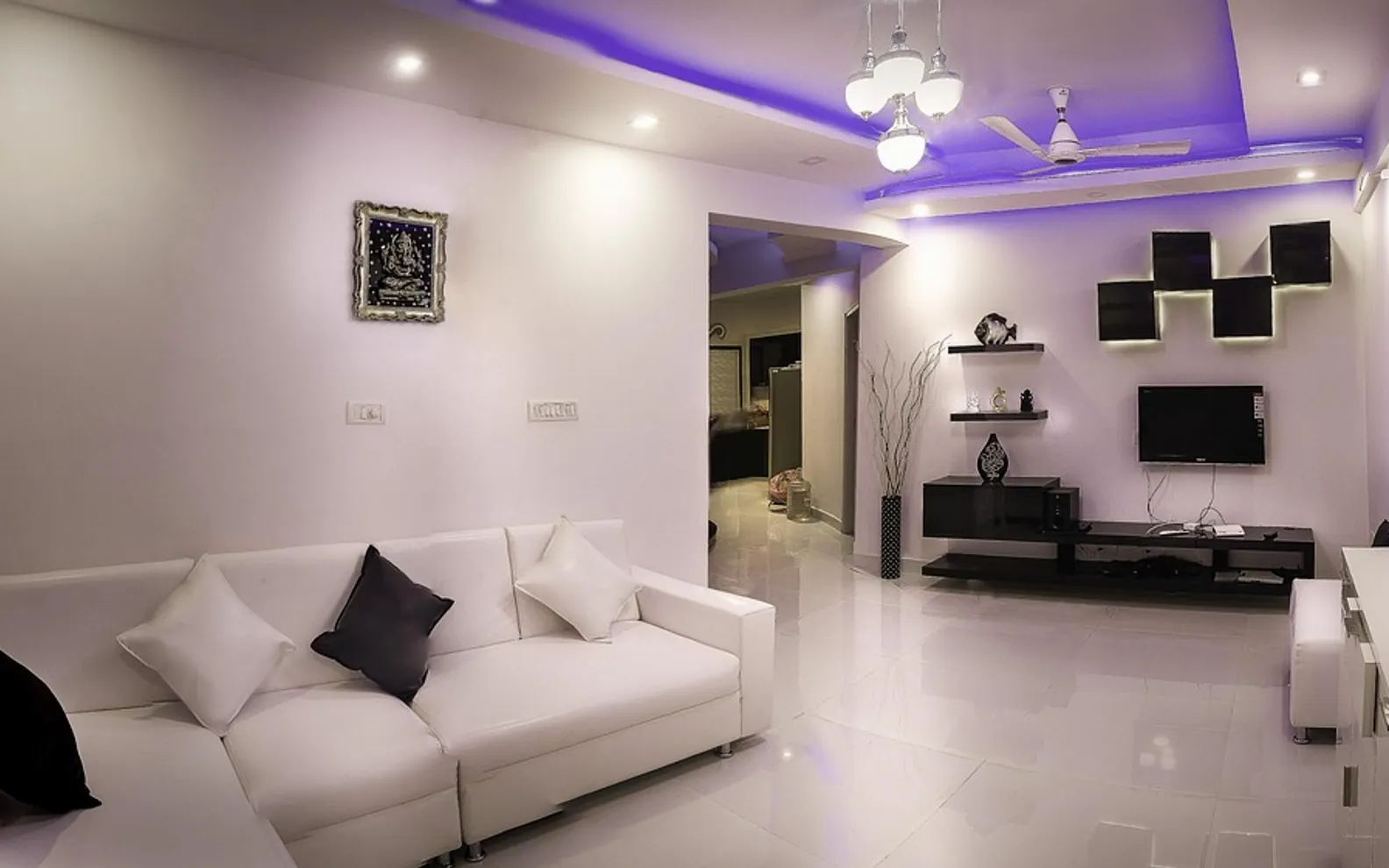 Hall, apartment and interior