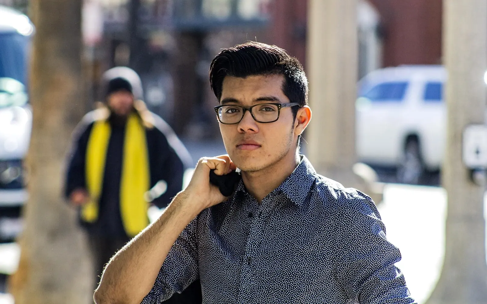 Model, hair and downtown