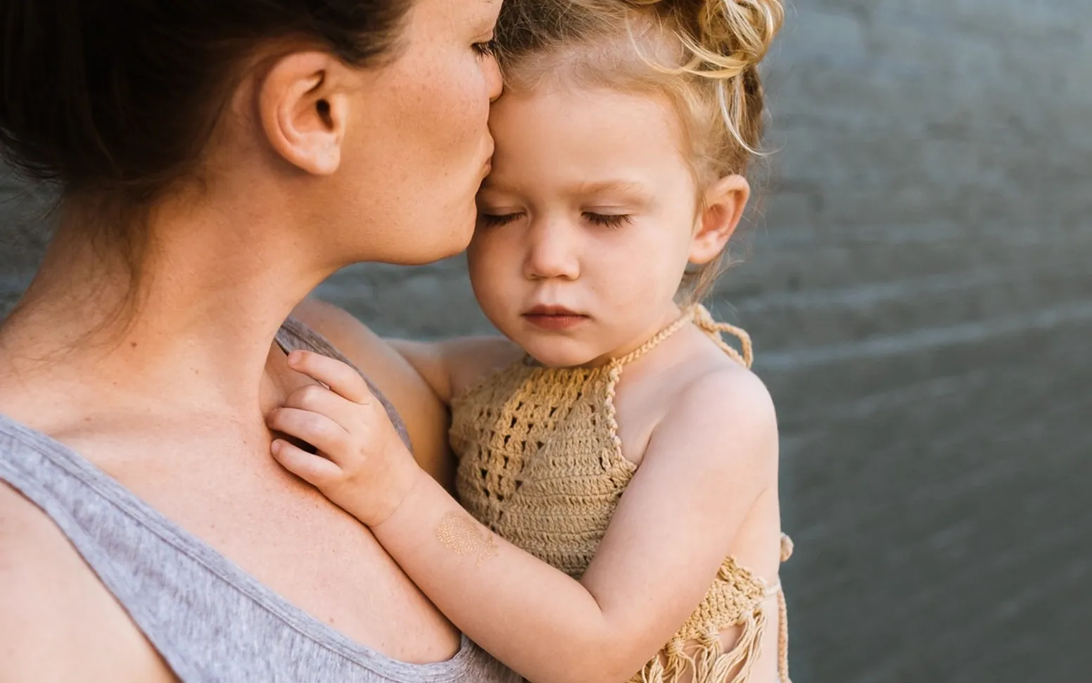 Woman, mother and child