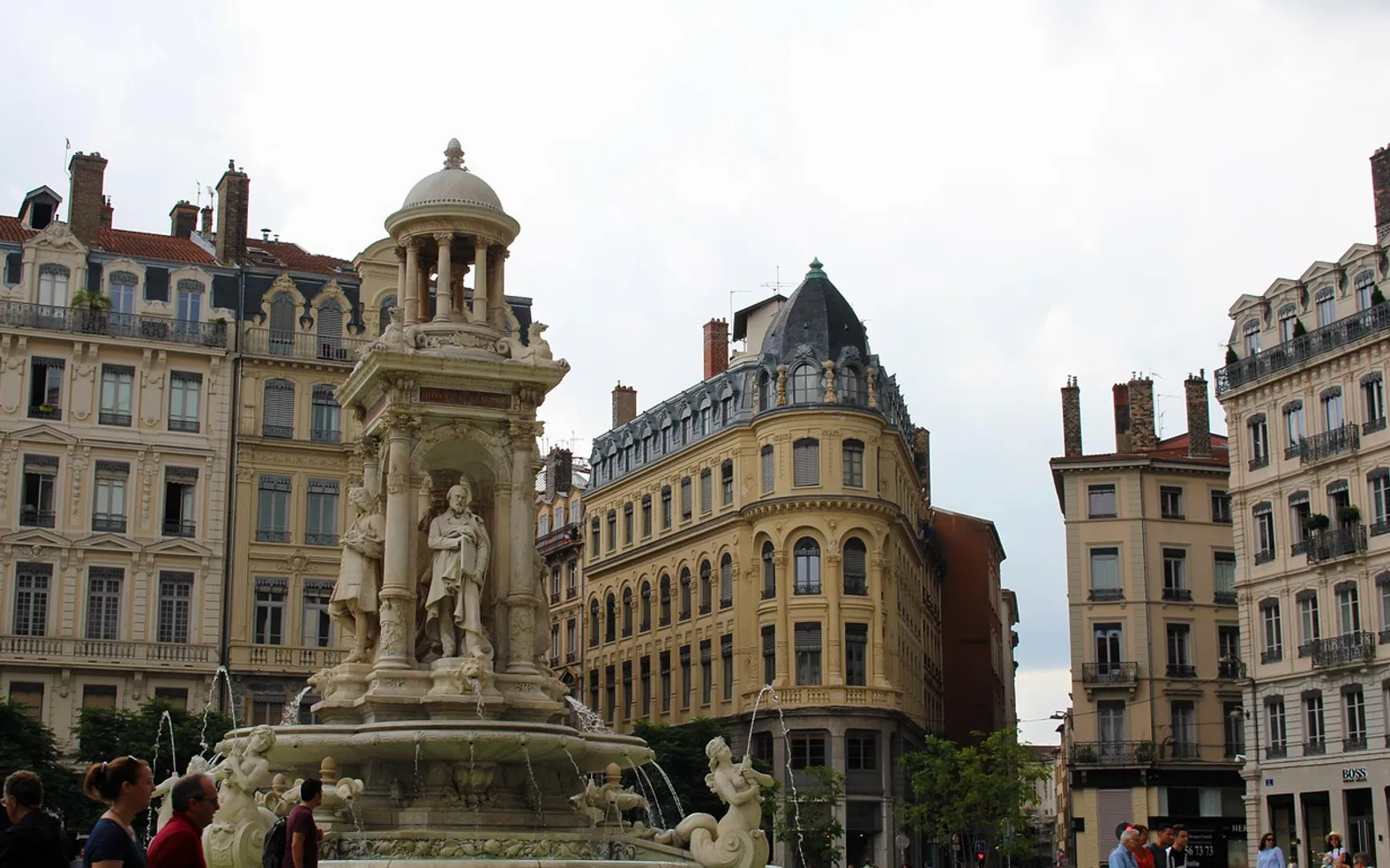 Lyon, france and historic center