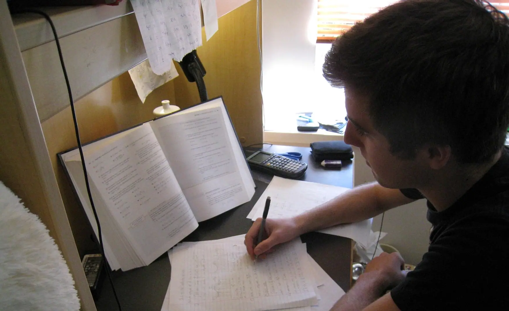 Student, concentrated and preperation